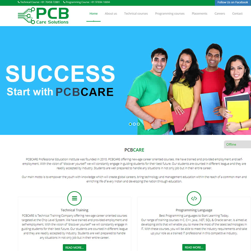 Training Institute / Website Design & Development